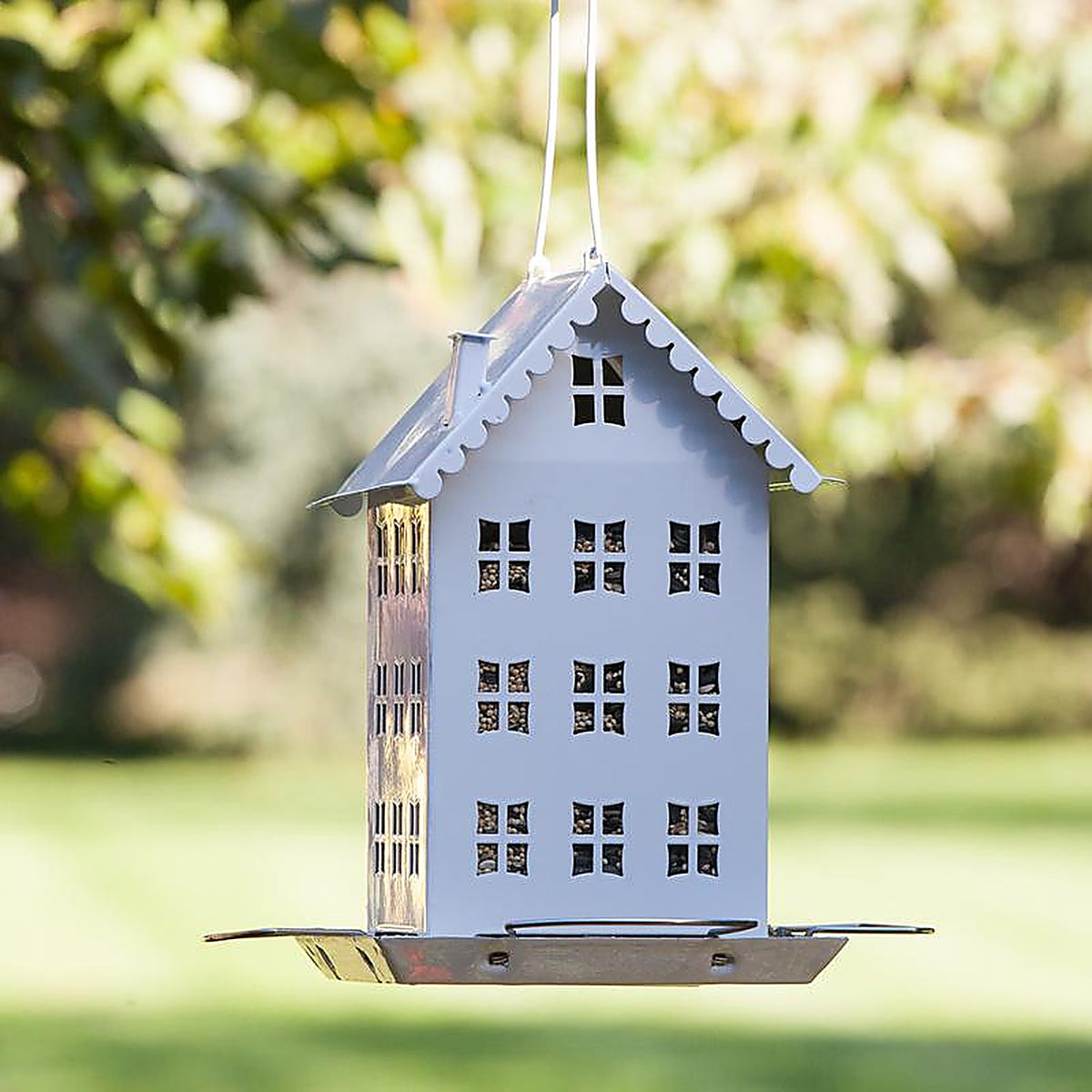 Perky-Pet WFH001 Wild Bird 2.8 lb. Metal Bird Feeder 4 ports