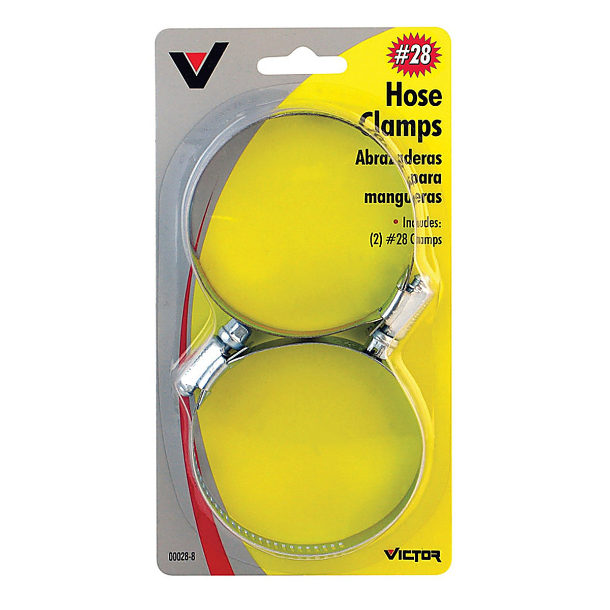 Victor 22-5-00028-8 1-9/16 in. to 2-1/4 in. SAE 32 Silver Hose Clamp Stainless Steel Band