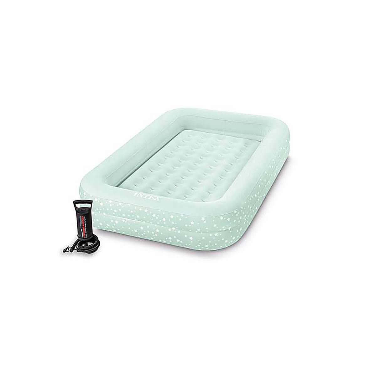 Intex 66810EP Kidz Travel Air Mattress Twin Pump Included