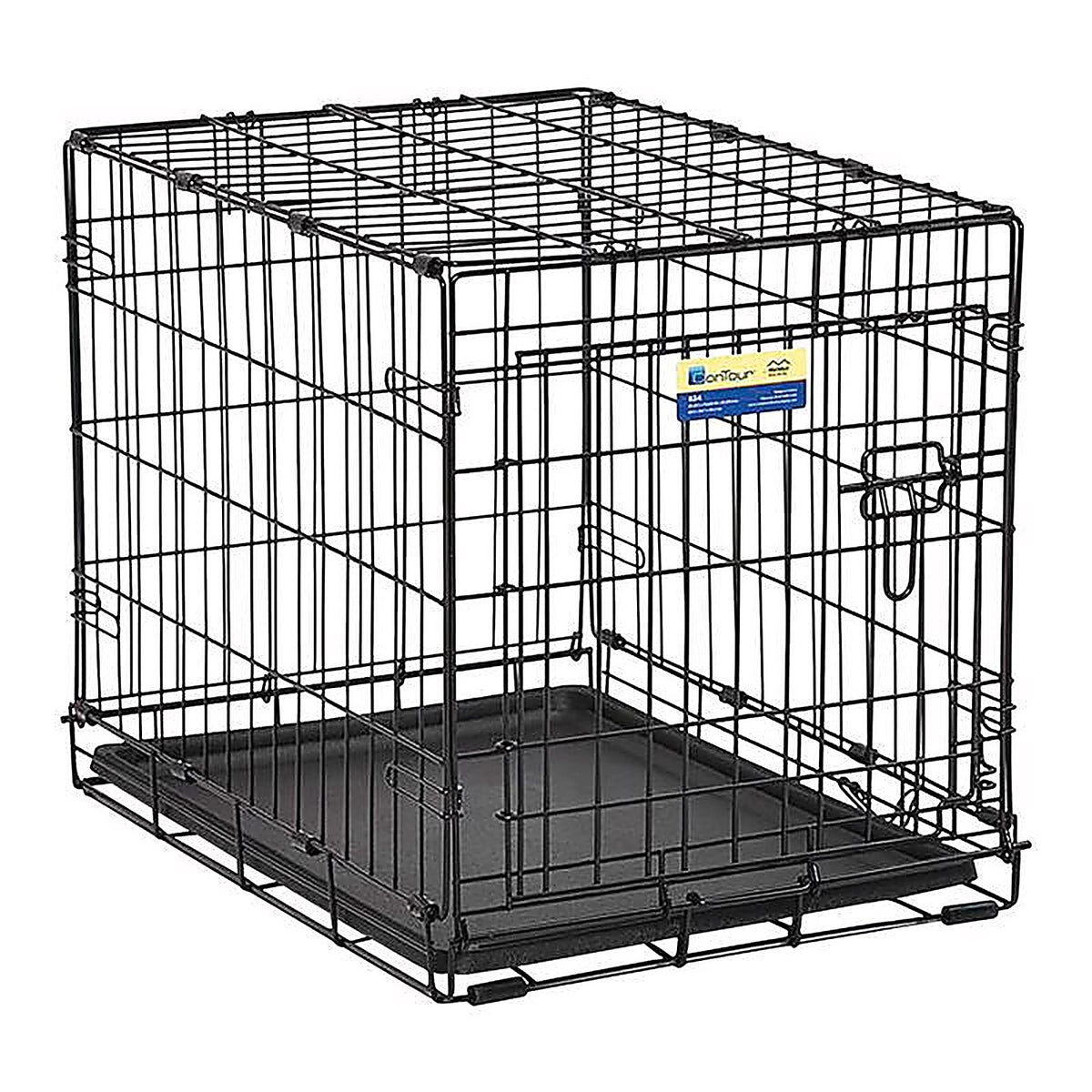 Pet Essentials - 6110PG - Small Steel Dog Crate Black 20 In. H X 18 In. W X 24 In. D