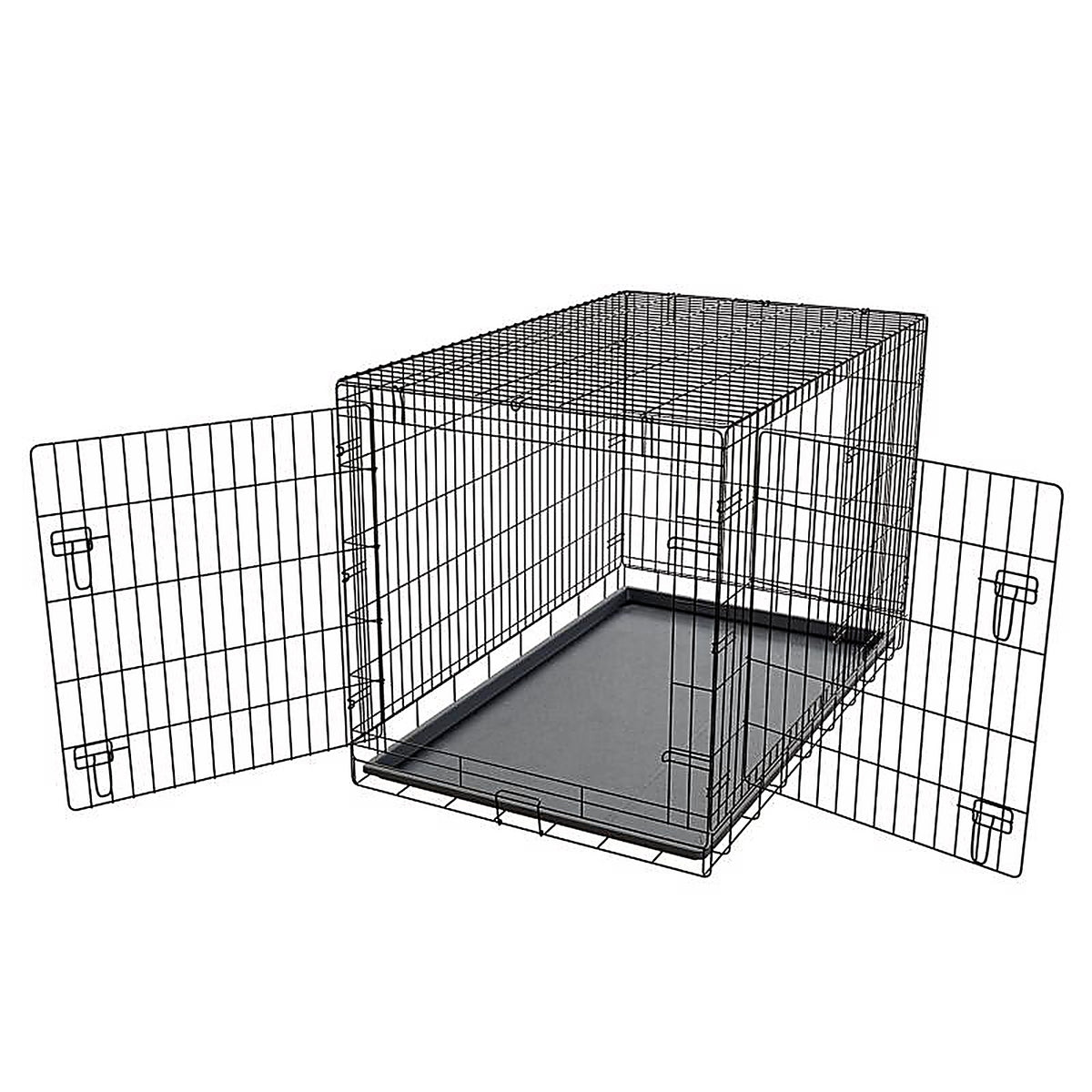 Pet Essentials - 6110PG - Small Steel Dog Crate Black 20 In. H X 18 In. W X 24 In. D