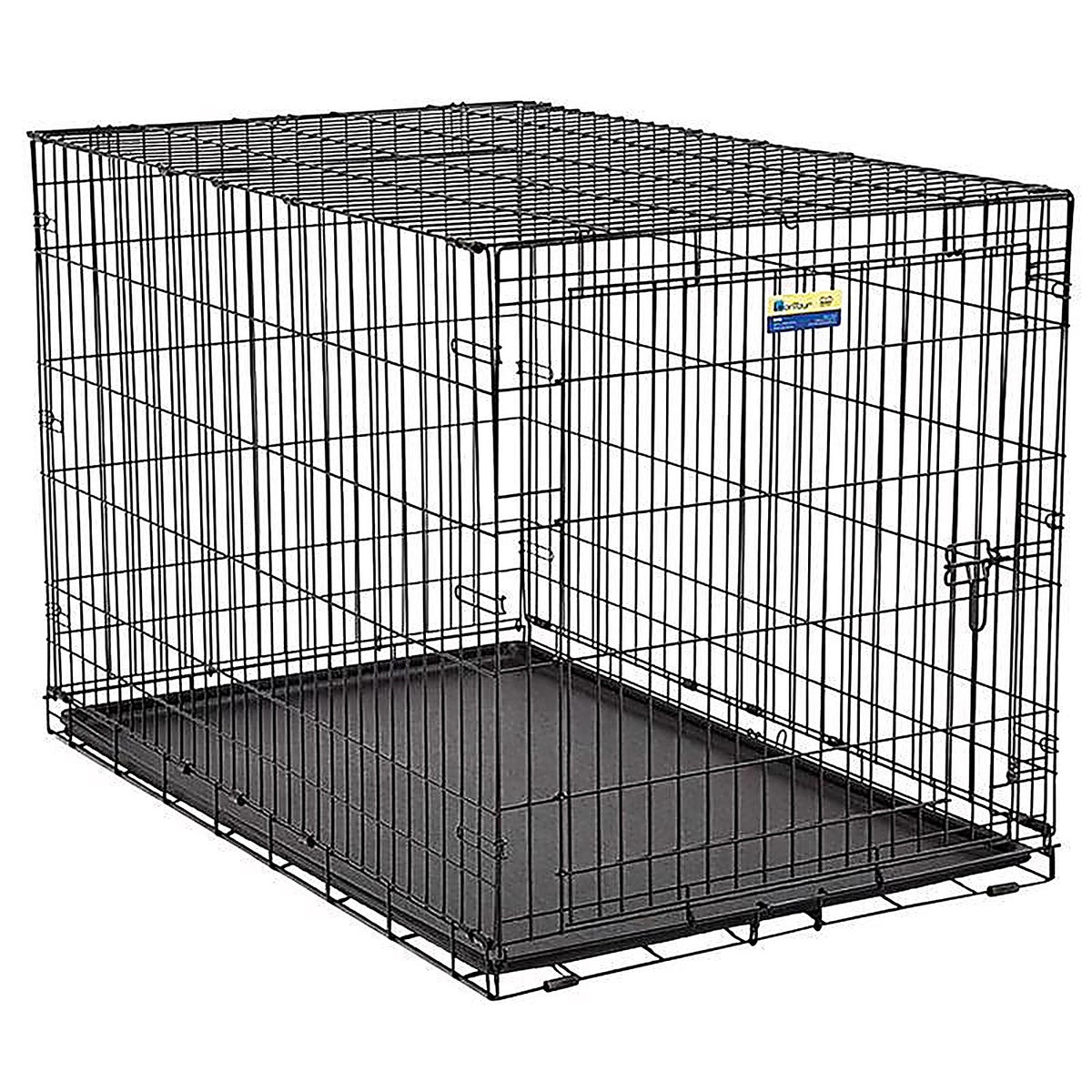 Pet Essentials - 6109PG - Medium Steel Dog Crate Black 26 In. H X 24 In. W X 36 In. D