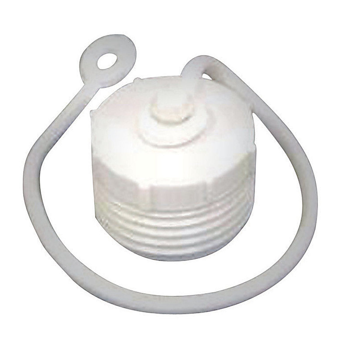 US Hardware RV-460C Male Hose Plug With Lanyard 1/Pack