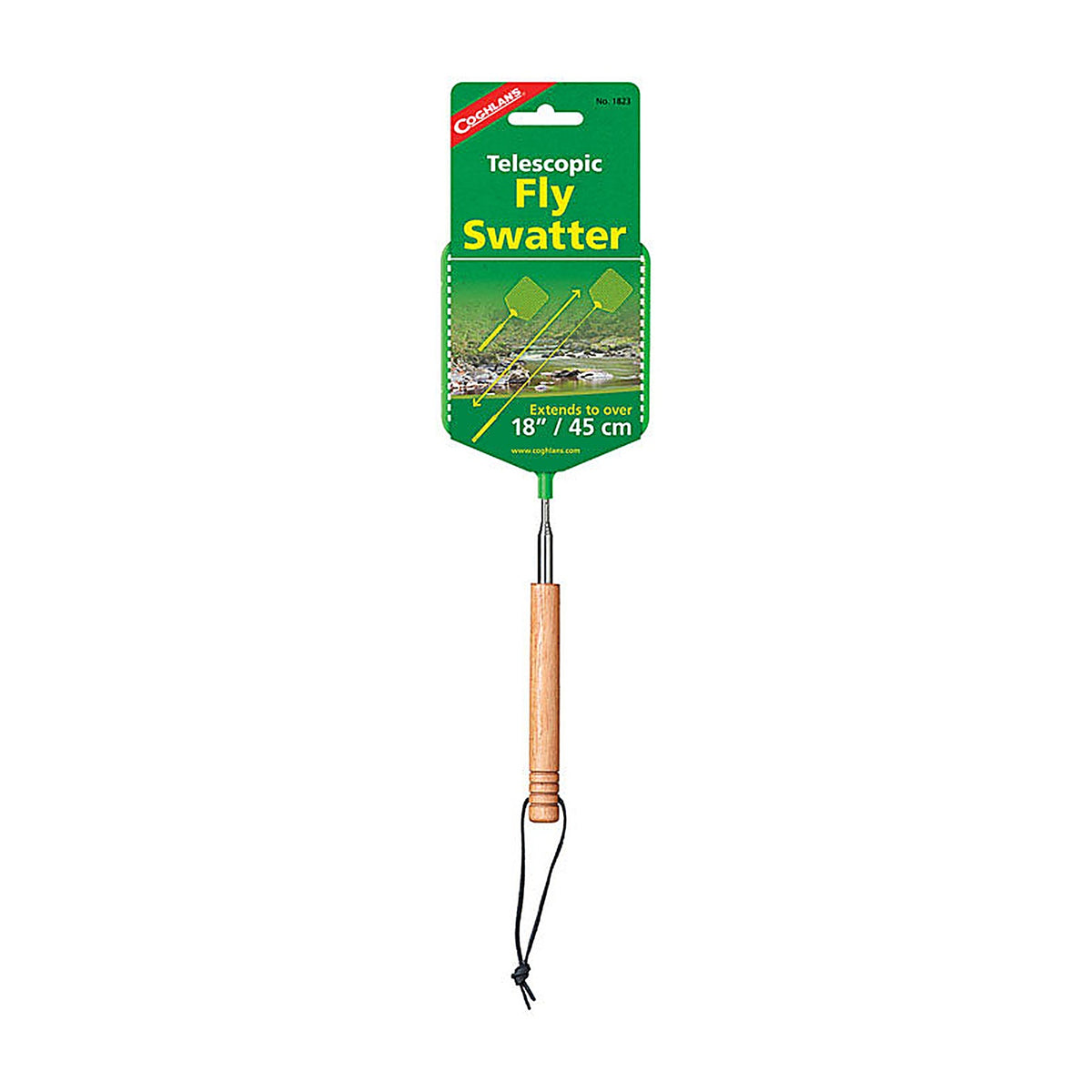 Coghlans 1823 Green Aluminum Fly Swatter