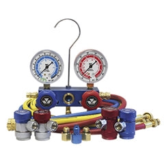 Mastercool 89661-AYF R1234yf/R134a Aluminum Manifold Gauge Set