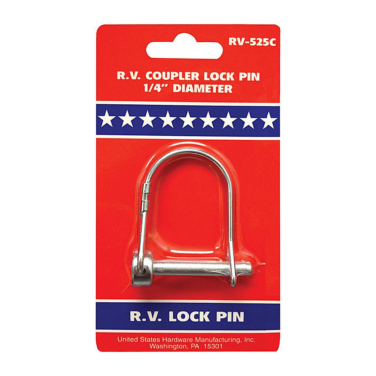 US Hardware RV-525C Coupler Pin 1/Pack