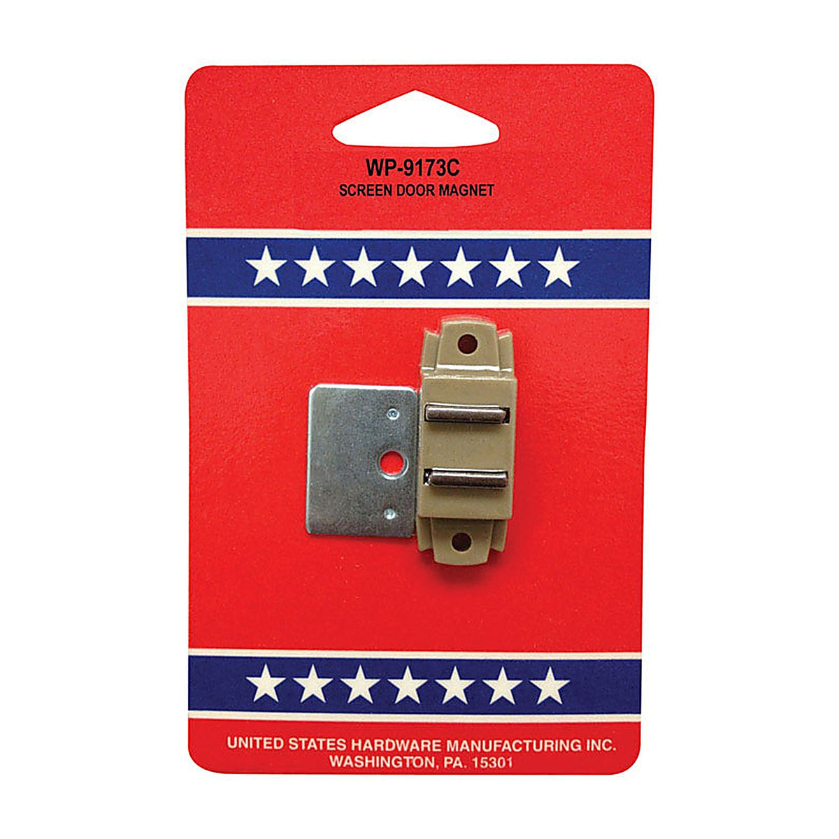 US Hardware WP-9173C RV Screen Door Magnet 1/Pack
