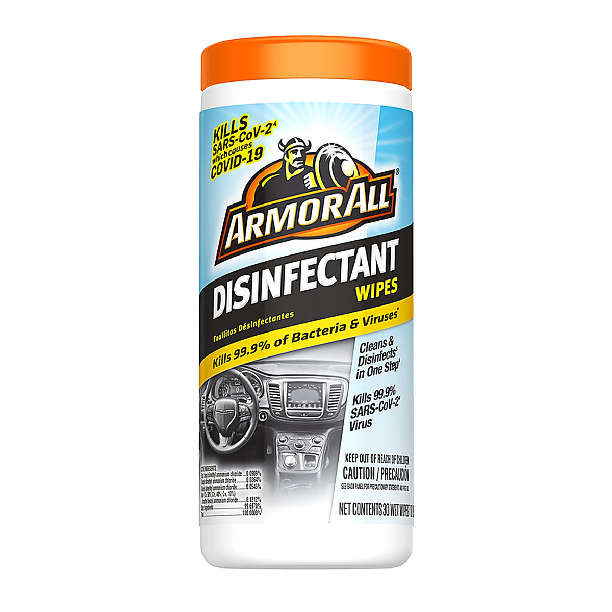 Armor All - 19472 - Disinfectant Wipes Fresh 30 Wipes