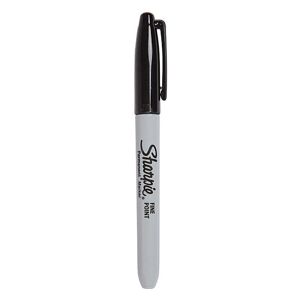 Sharpie 30162 Black Fine Tip Permanent Marker 2/Pack
