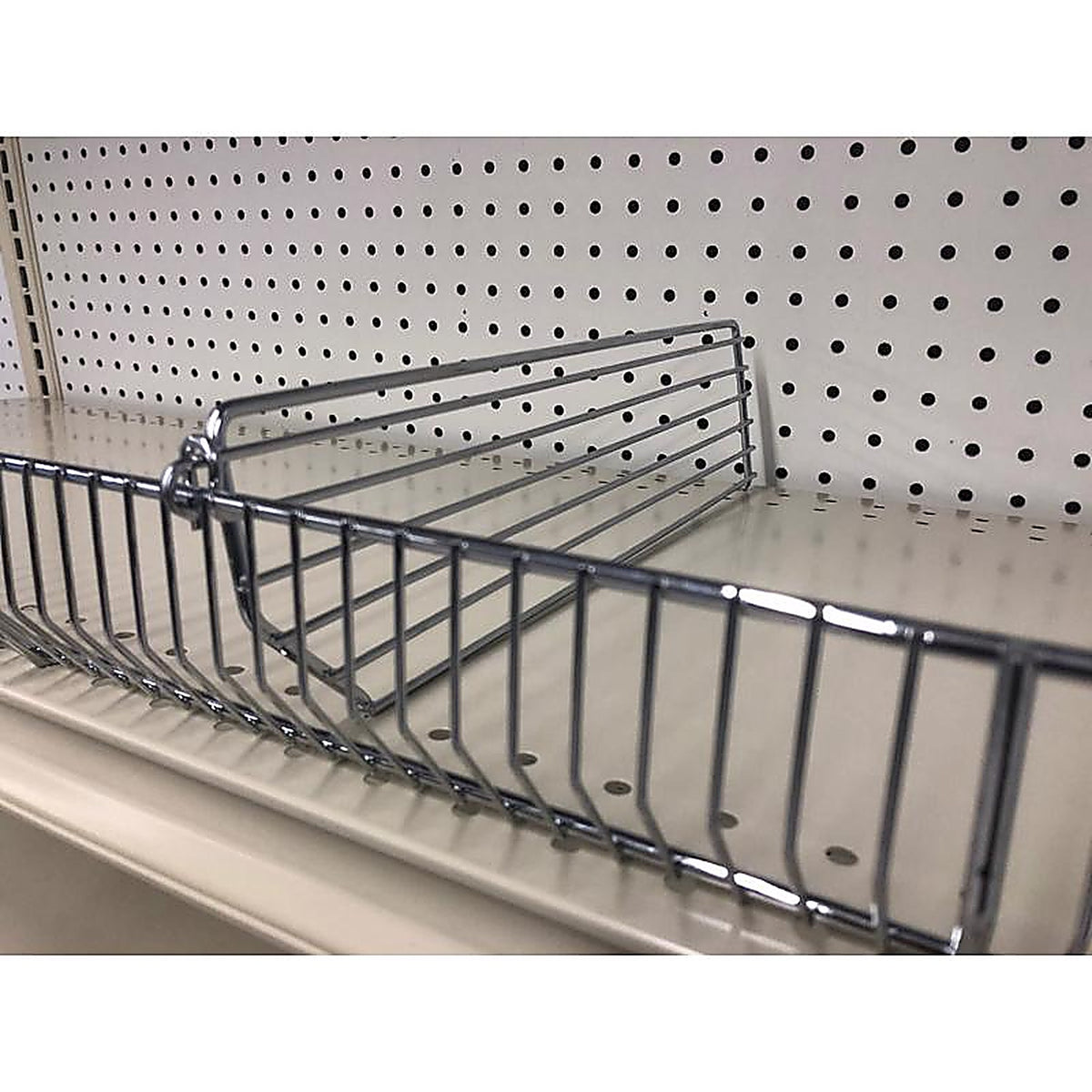 Trion - T322.CHROME - Silver Steel Shelf Divider 3 In. H X 22 In. L 20 Pack