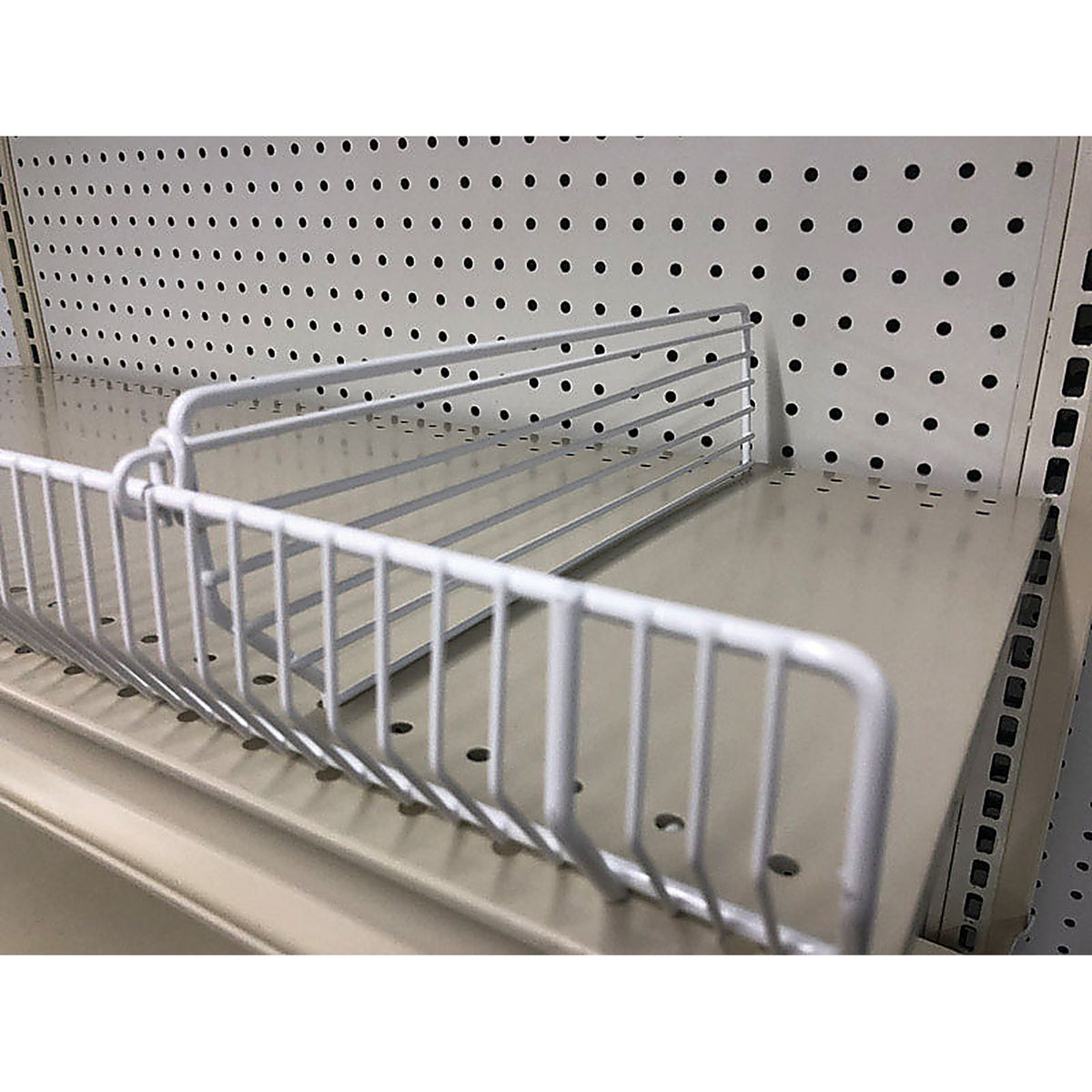 Trion - T313.WHITE - White Steel Shelf Divider 3 In. H X 13 In. L 20 Pack