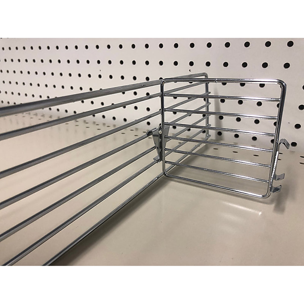 Trion - T304.CHROME - Silver Steel Shelf Divider 3 In. H X 4 In. W 10 Pack