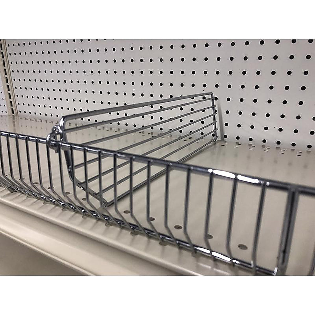 Trion - T316.CHROME - Silver Steel Shelf Divider 3 In. H X 16 In. L 20 Pack