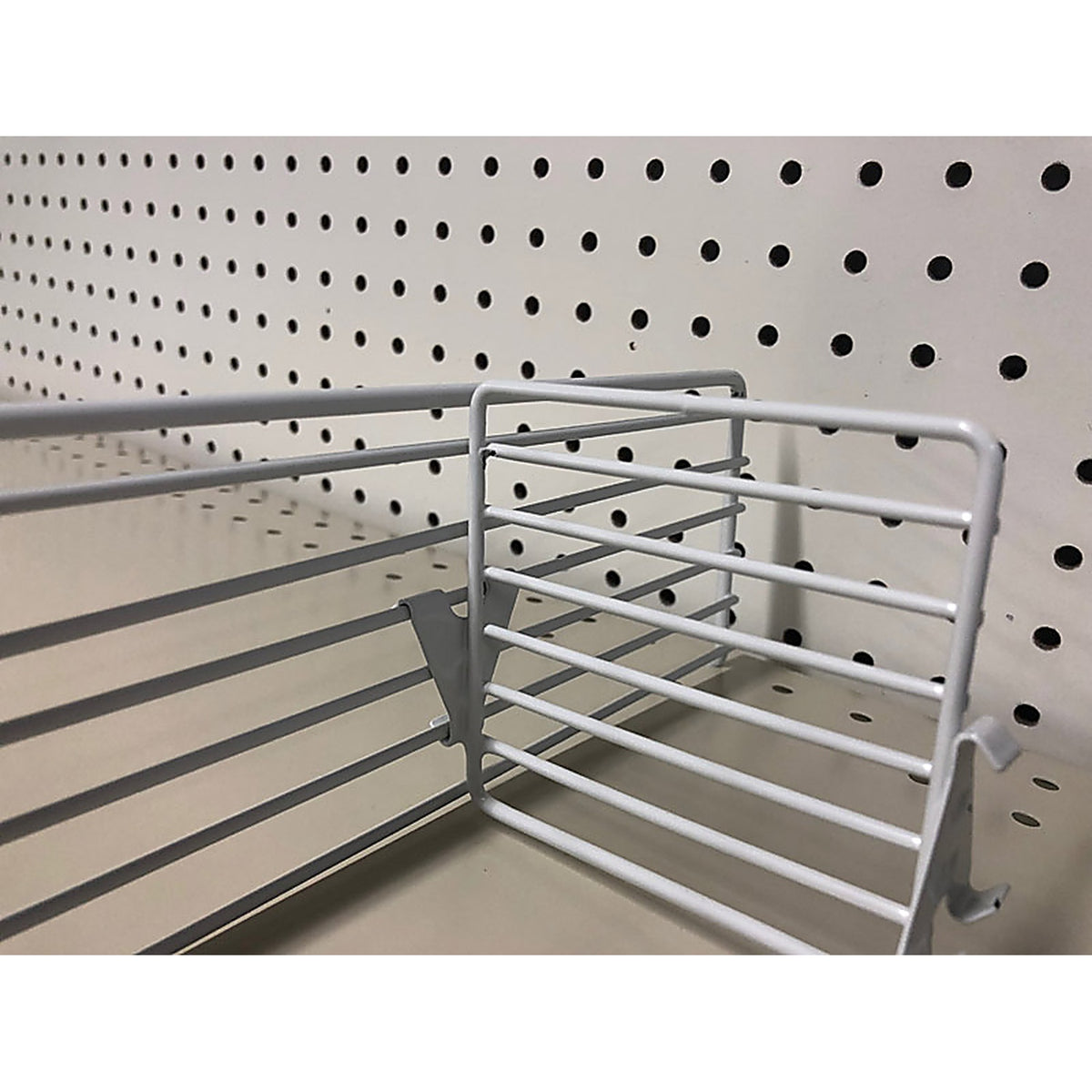 Trion - T304.GREY - Gray Steel Shelf Divider 3 In. H X 4 In. W 10 Pack