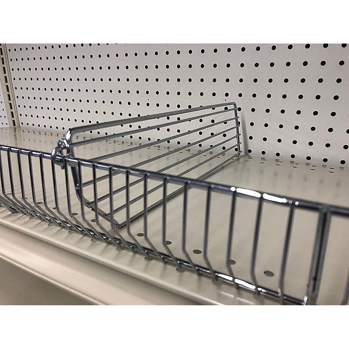 Trion - T315.CHROME - Silver Steel Shelf Divider 3 In. H X 15 In. L 20 Pack