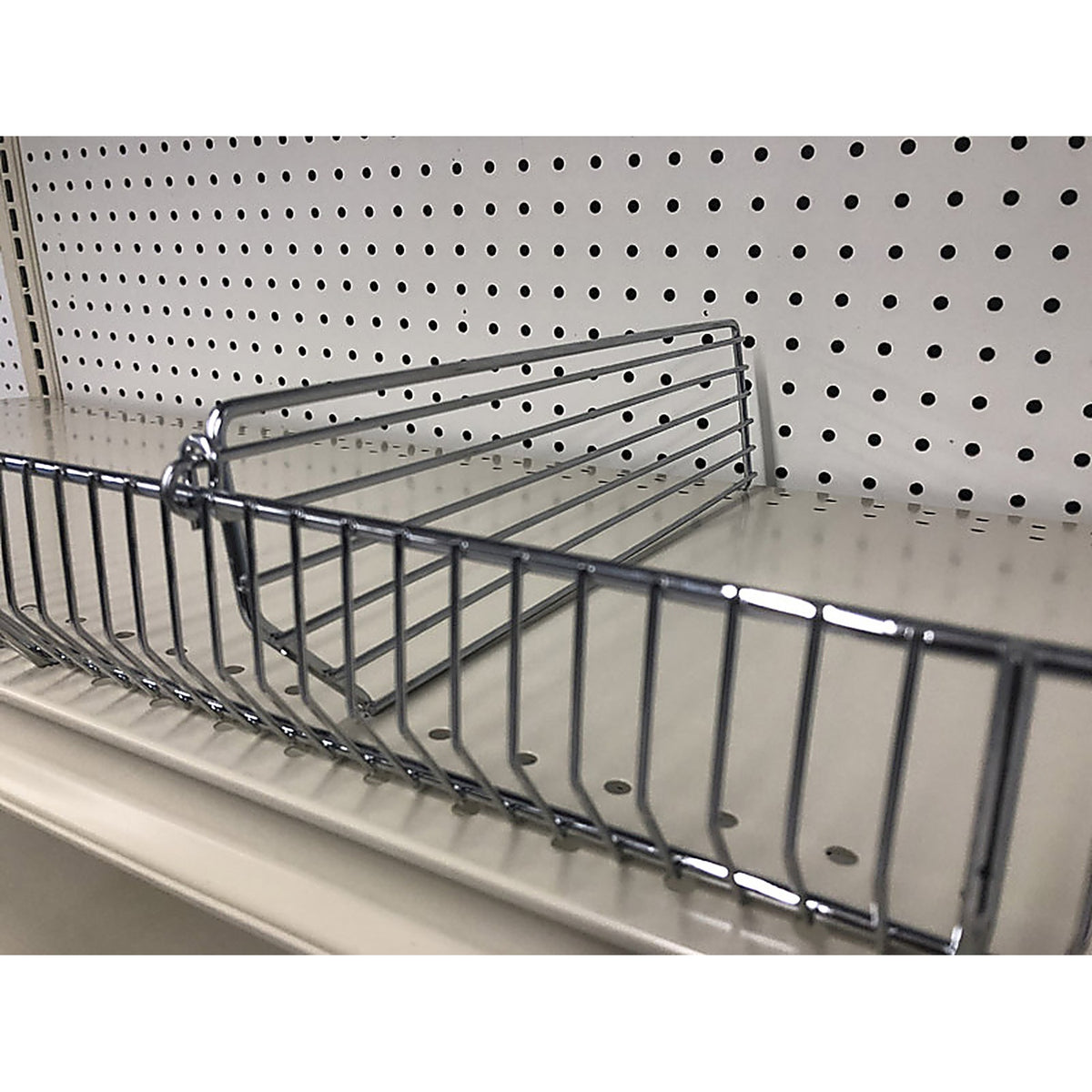 Trion - T313.CHROME - Silver Steel Shelf Divider 3 In. H X 13 In. L 20 Pack