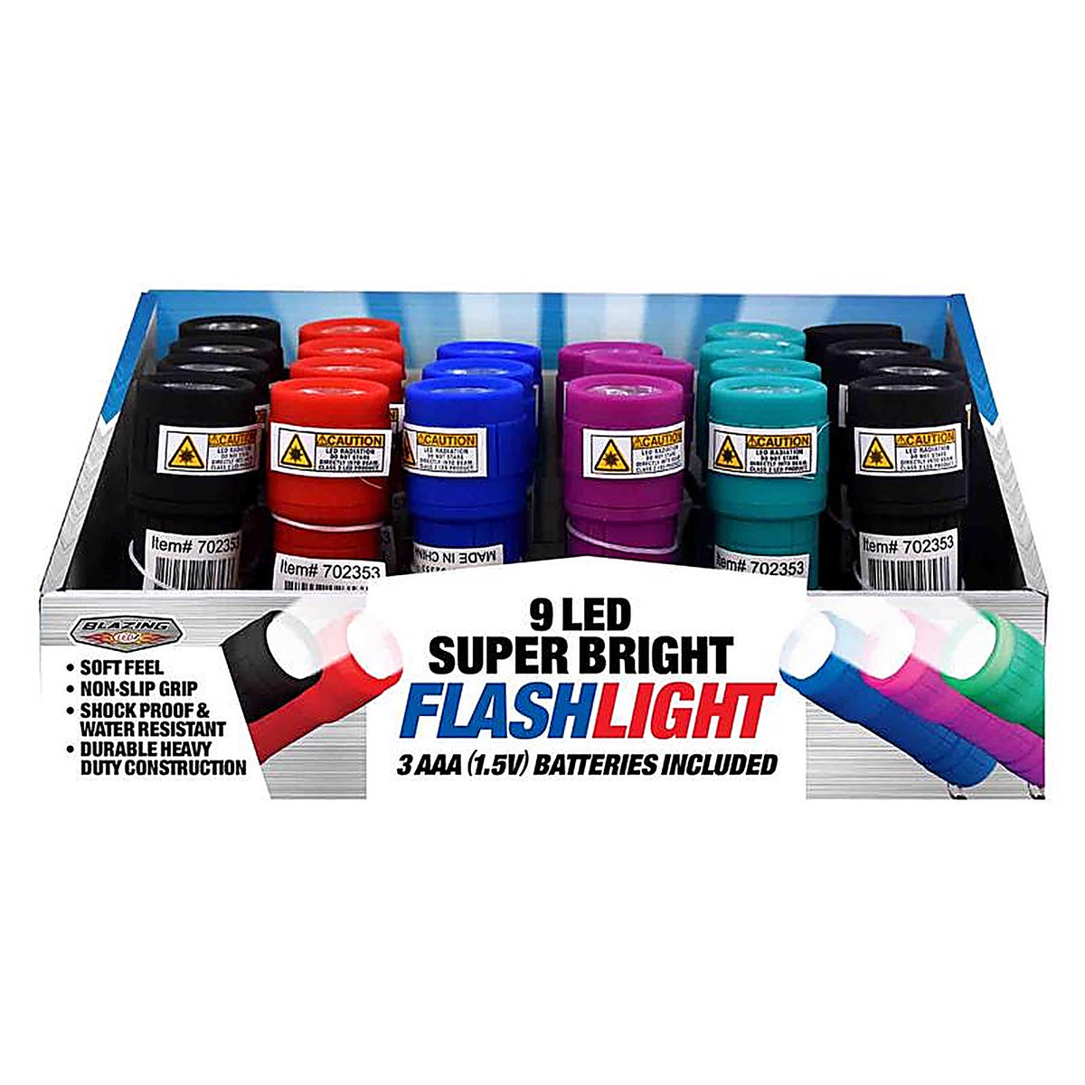 Shawshank LEDz 702353 Assorted LED Flashlight AAA Battery