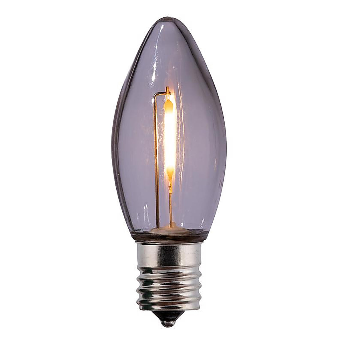 Holiday Bright Lights BU25FLDSC9-TWWA LED C9 Clear/Warm White 25 count Replacement Christmas Light Bulbs