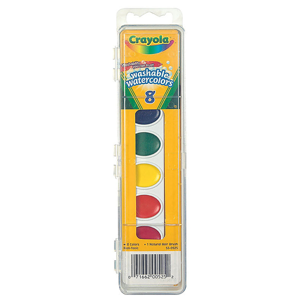 Crayola 53-0525 Watercolor Paints Assorted 8/pc.