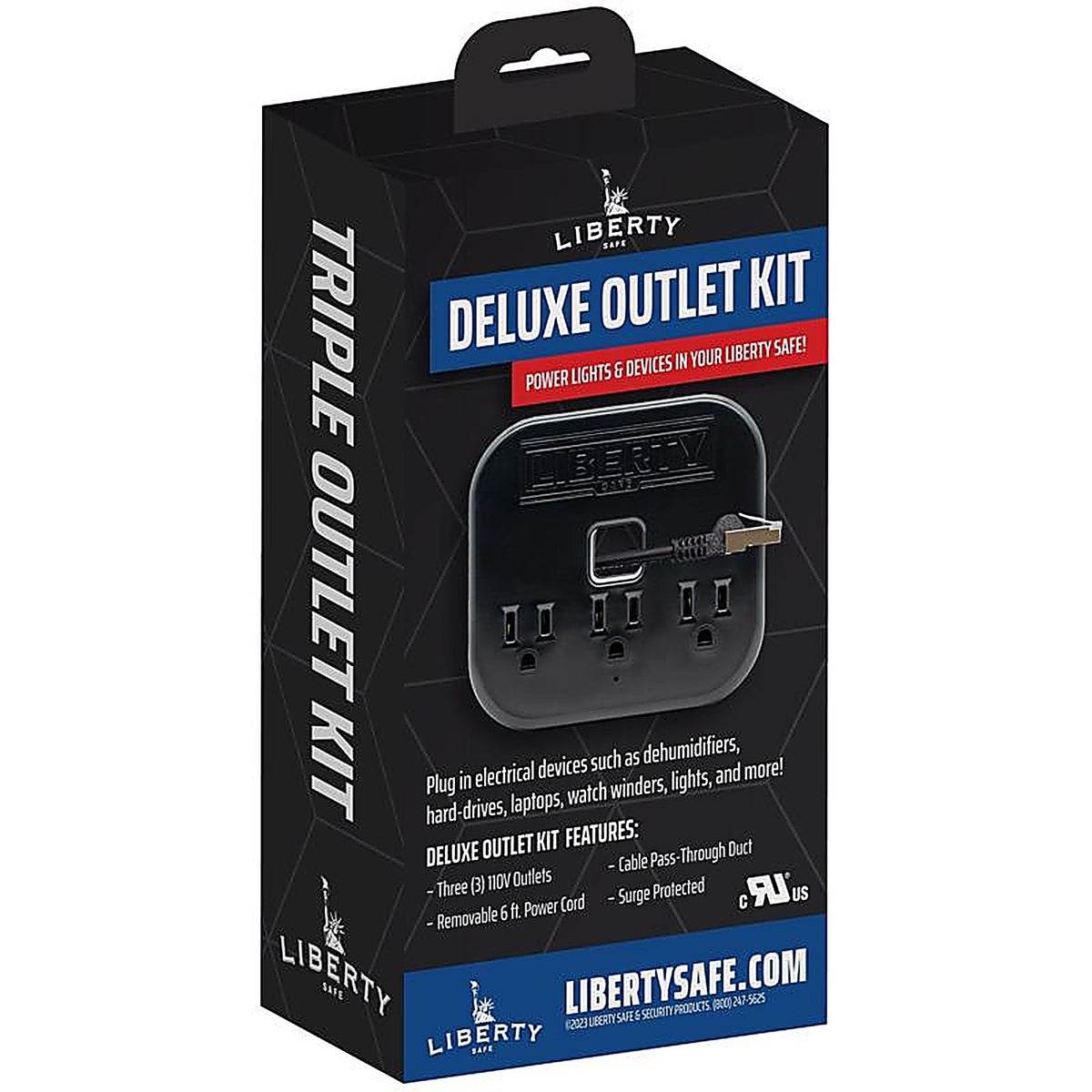 Liberty Safe - 11015-011 - Black Safe Power Outlet Kit