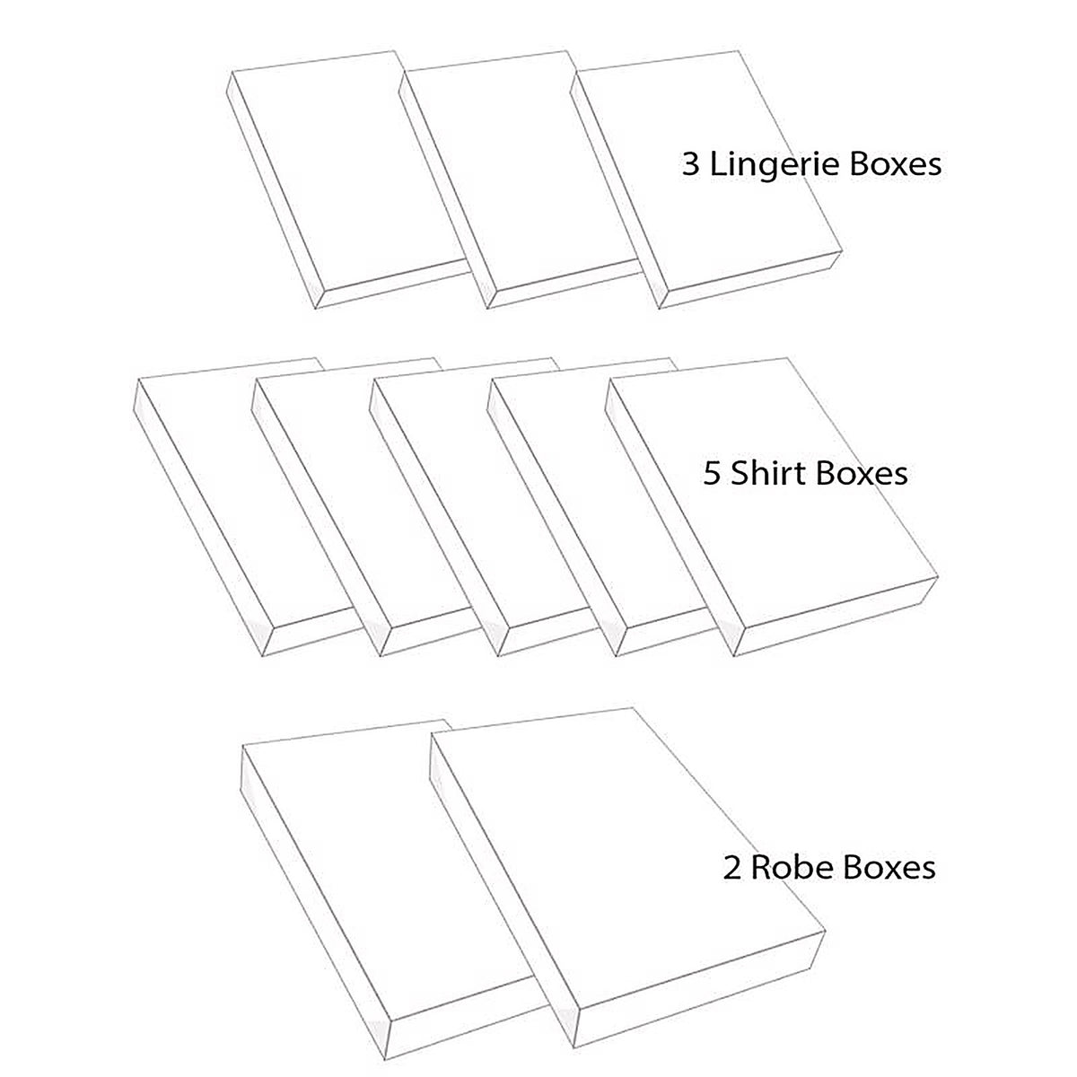 Paper Images - C10AB10WCD - White Apparel Gift Box