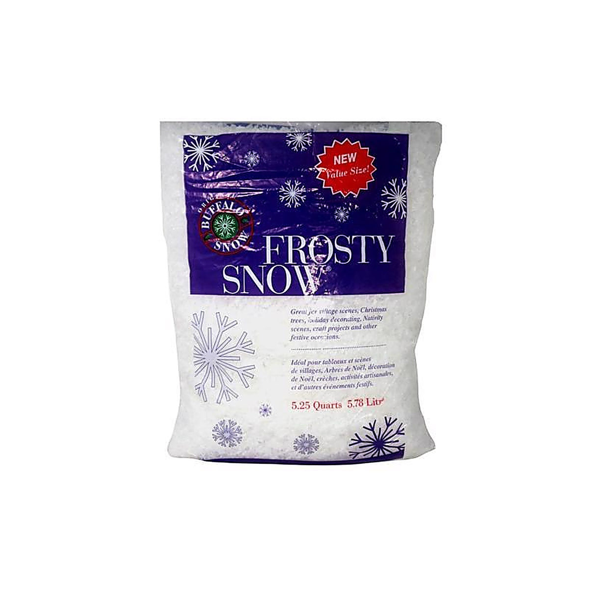 Buffalo BR0073 Frosty Snow Flakes Polyethylene 1/Pack