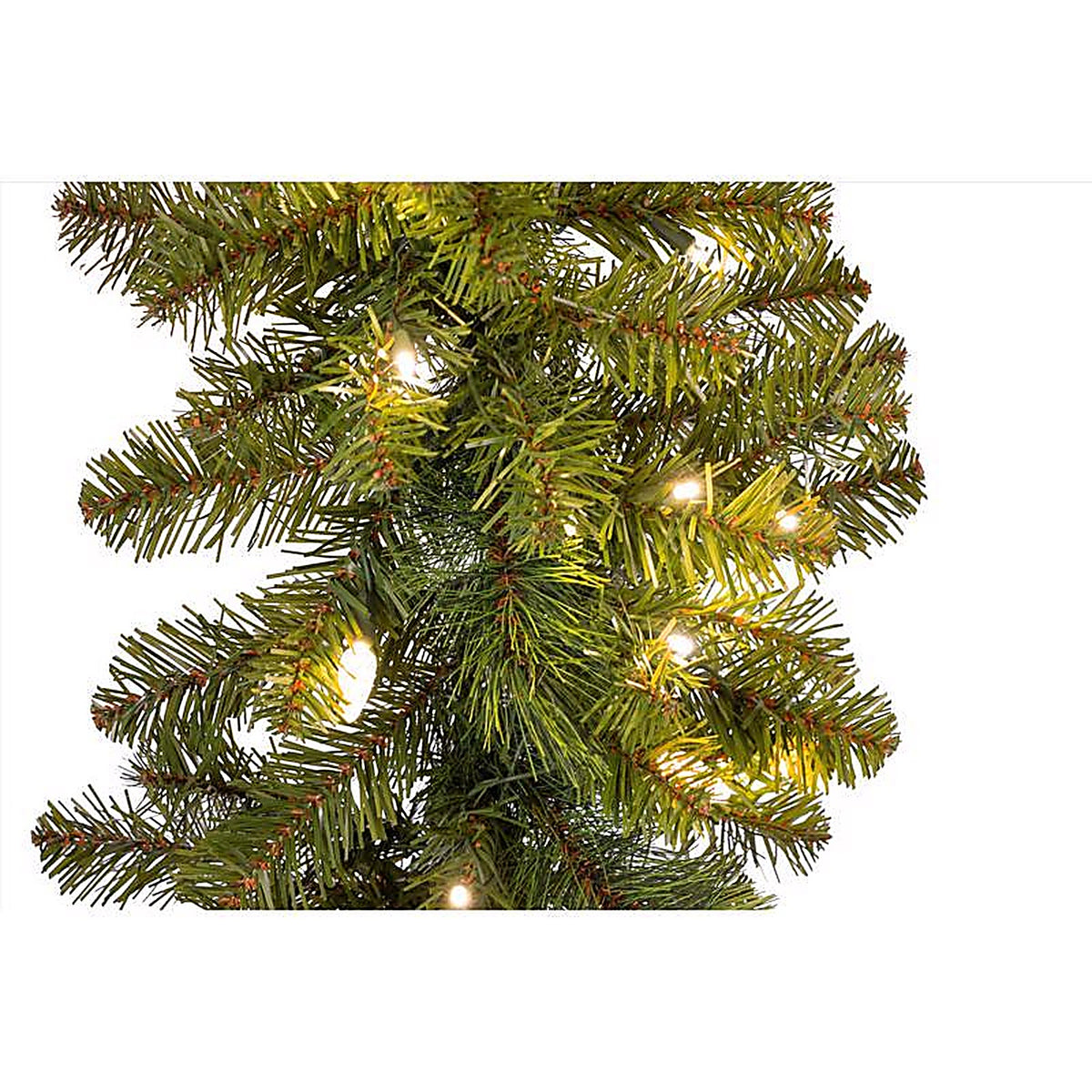Celebrations - MPGARL-9WAC6WWA - Platinum 14 In. D X 9 Ft. L LED Prelit Warm White Mixed Pine Christmas Garland