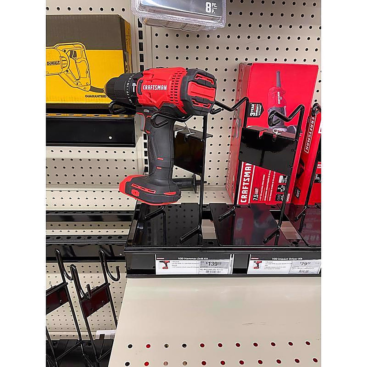 Ebsco - 1022423 - 10 In. H X 4 In. W X 6 In. D Black Metal M18 Tool Holder w/Tether Display