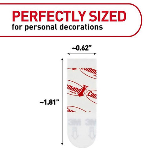 3M 17024ES Small Foam Poster Strips 12/Pack