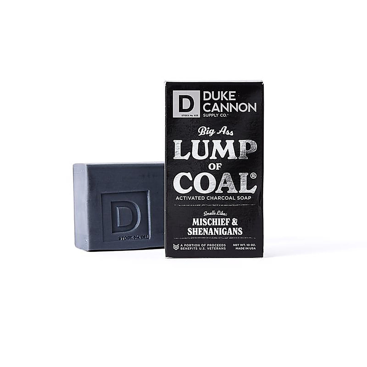 Duke Cannon 01HOLIDAYCOAL1 Big Ass Lump of Coal Black Pepper Scent Shower Soap 10 oz. 1/Pack