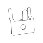 Kinter 109511-ACE Silver Pegboard/Slatwall Display Hooks Steel