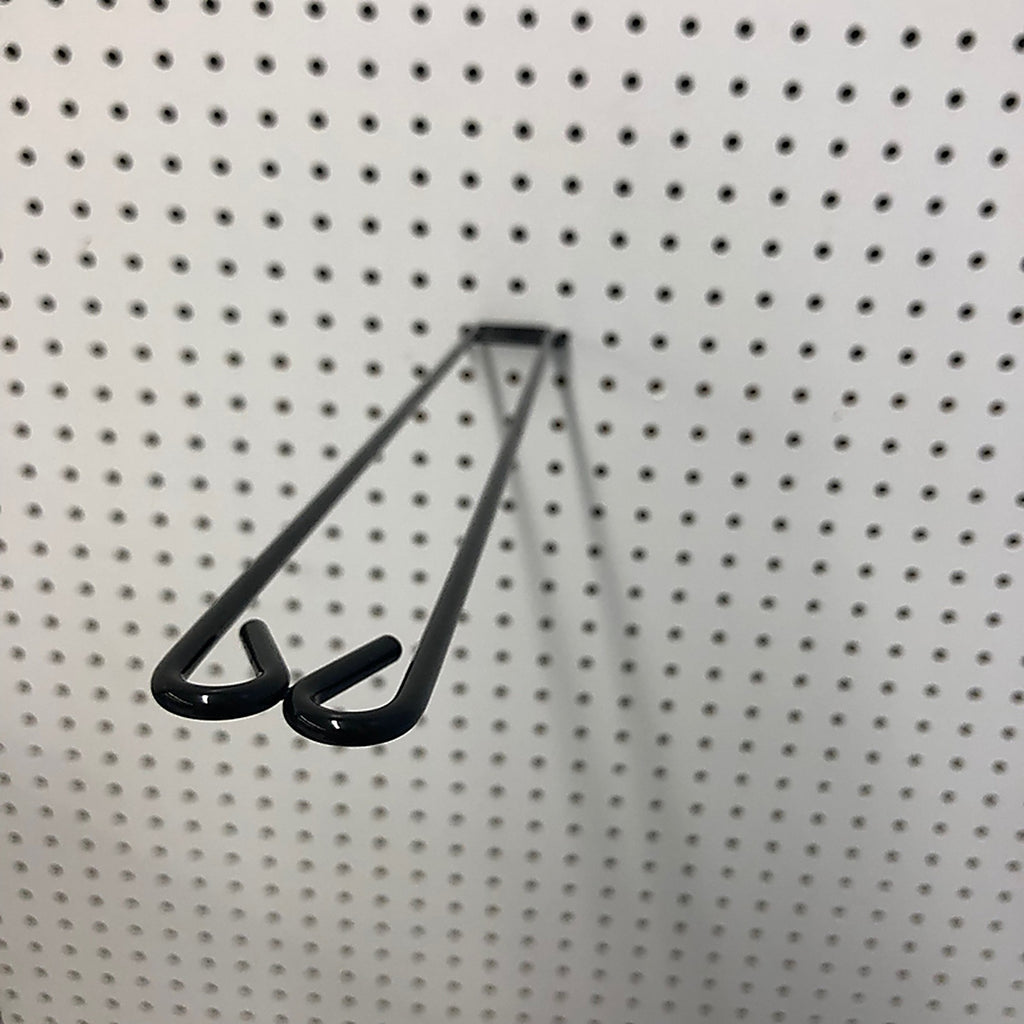 Trion - 9081126-PURCH - 18 In. 187 Black Metal Display Brooms Peg Hook 1 Pack