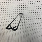 Trion - 9081126-PURCH - 18 In. 187 Black Metal Display Brooms Peg Hook 1 Pack