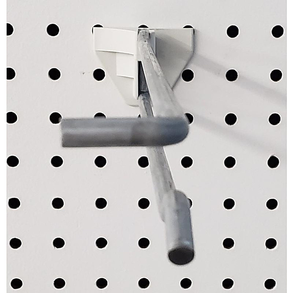 Quick Back - QBP5AXH12 - 12 In. 250 Silver Metal Peg Board Hooks Peg Hook 50 Pack