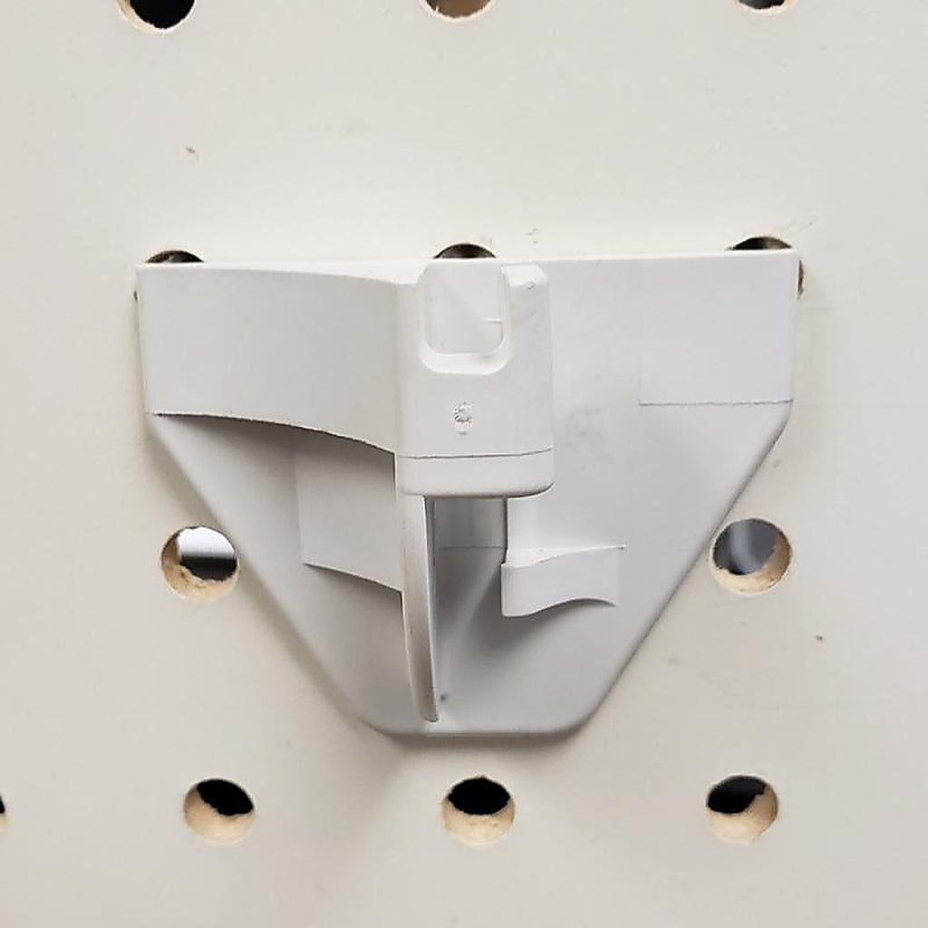 Quick Back - QBP5A B/P-100 - 1.35 In. 250 White Plastic Use with the Hooks Above Peg Hook Back 100 Pack