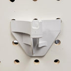 Quick Back - QBP5A B/P-100 - 1.35 In. 250 White Plastic Use with the Hooks Above Peg Hook Back 100 Pack