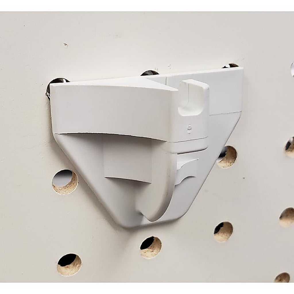 Quick Back - QBP5A B/P-100 - 1.35 In. 250 White Plastic Use with the Hooks Above Peg Hook Back 100 Pack
