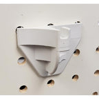 Quick Back - QBP5A B/P-100 - 1.35 In. 250 White Plastic Use with the Hooks Above Peg Hook Back 100 Pack