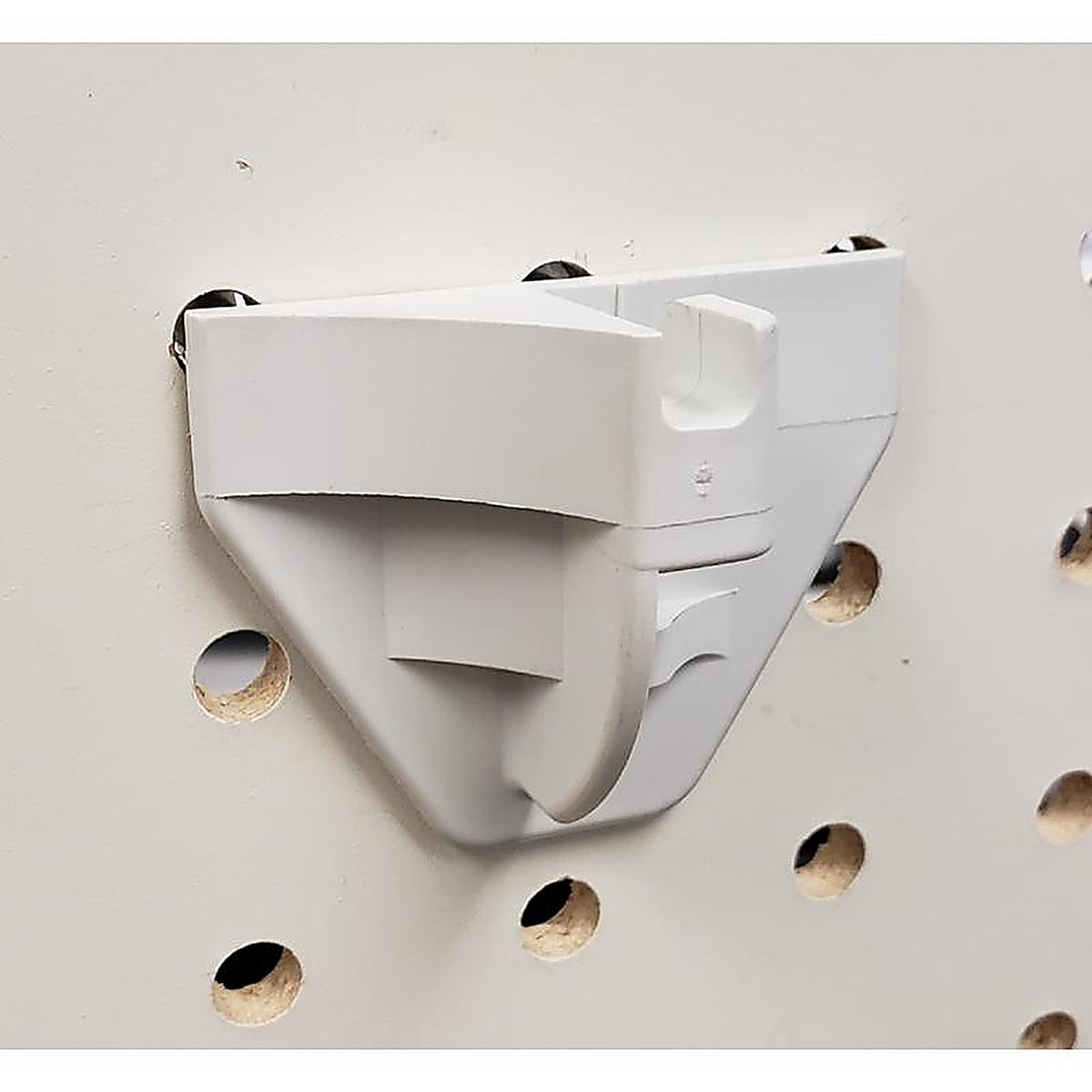 Quick Back - QBP5A B/P-100 - 1.35 In. 250 White Plastic Use with the Hooks Above Peg Hook Back 100 Pack