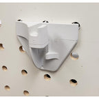 Quick Back - QBP5A B/P-100 - 1.35 In. 250 White Plastic Use with the Hooks Above Peg Hook Back 100 Pack