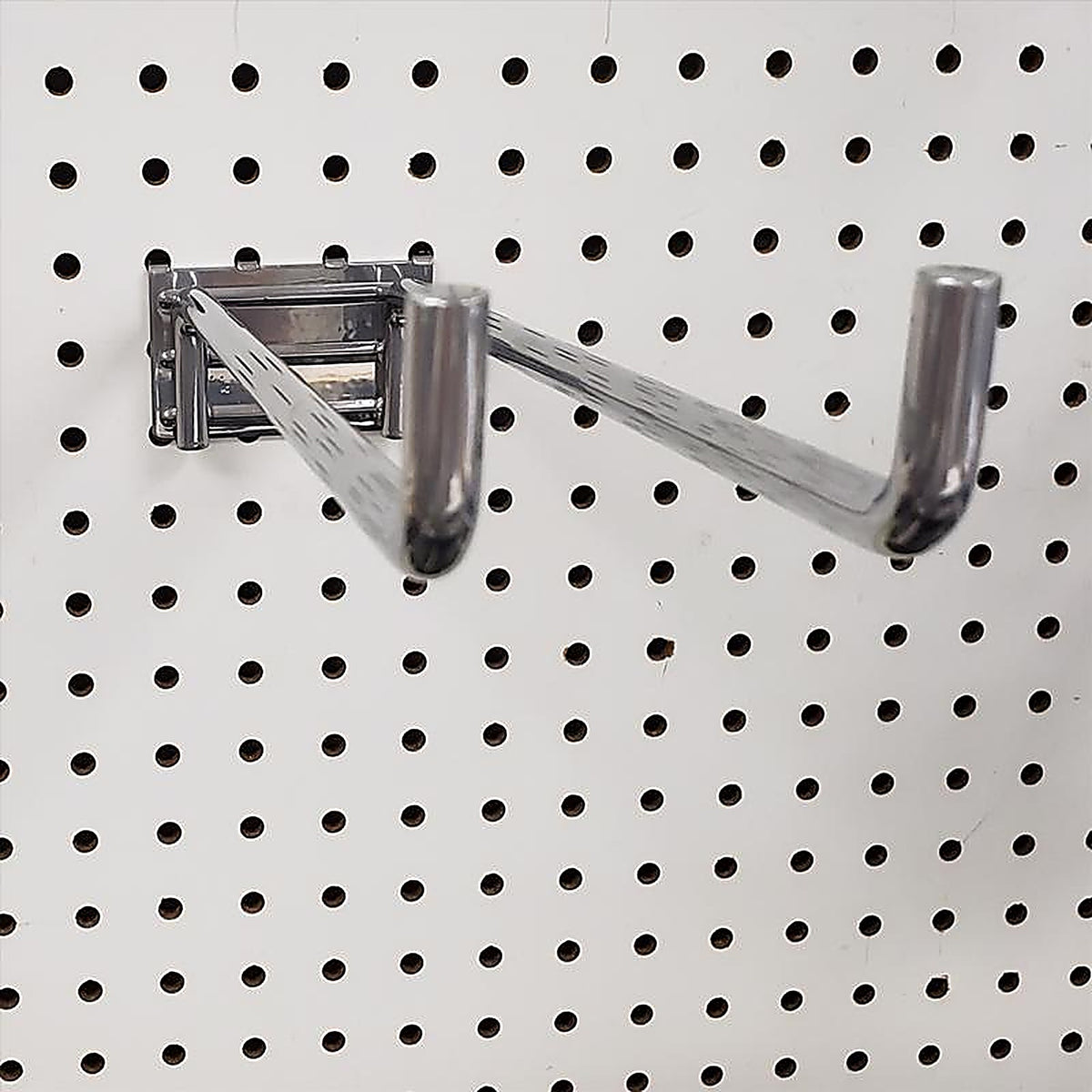 Trion - TR21-12CPCH-5 - 12 In. 375 Silver Metal Double Arm Heavy Duty Utility Display Hooks Peg Hook 5 Pack