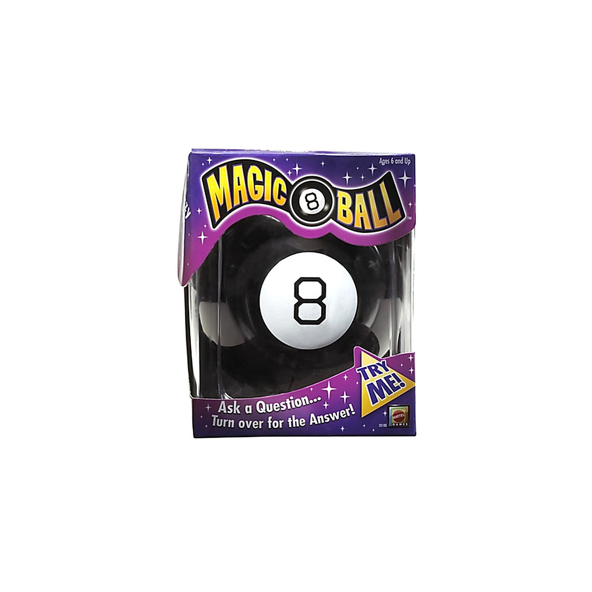 Mattel 30188 Magic 8 Ball Plastic Black/White