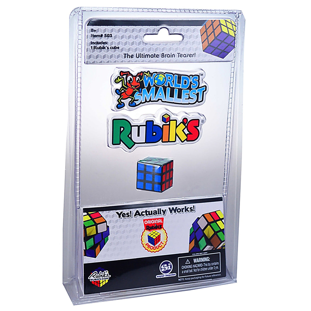 Super Impulse 503 Worlds Smallest Rubiks Cube Plastic Multicolored
