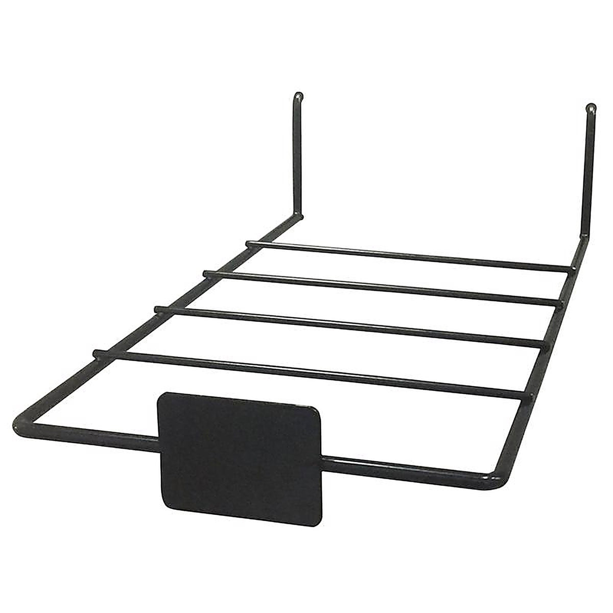 Wm Display Group - 9182 - 5 In. H X 7 In. W X 13 In. D Black Metal Shelf Bracket Holder-Large Pegboard Display