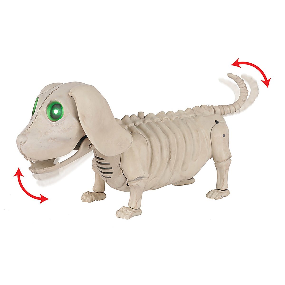Seasons W81888 Prelit Animated Wiener Dog Skeleton Halloween Decor