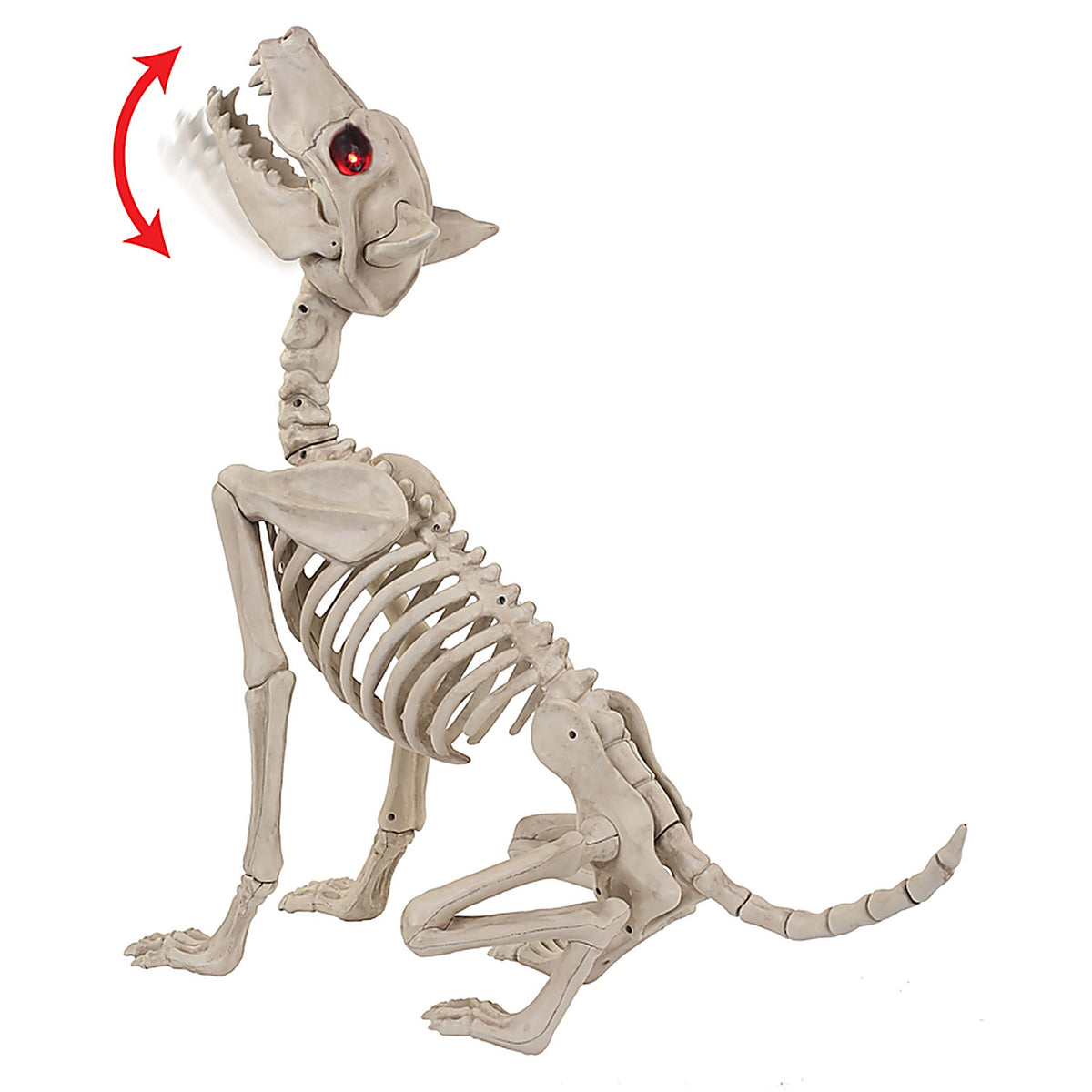 Seasons W81895 Prelit Animated Wolf Skeleton Halloween Decor