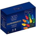Celebrations 47986-71 LED C6 Multi-color 300 count String Christmas Lights 74.5 ft.