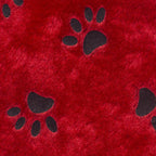 Dyno 1161734-2AC LLC Red/White/Black Paw Print Christmas Stocking
