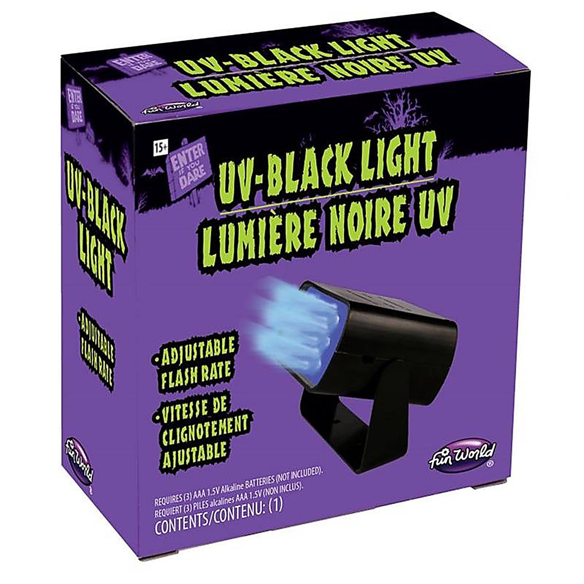 Fun World 97102PDQ Intense LED UV Black Light