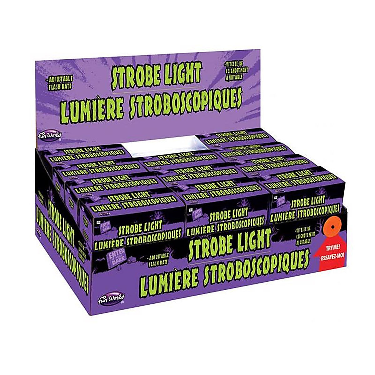 Fun World 97002PDQ Intense LED Prelit Strobe Lights